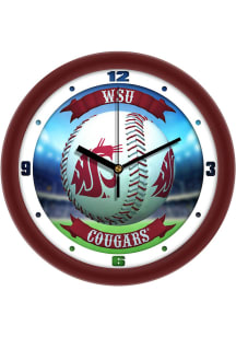Washington State Cougars 11.5 Home Run Wall Clock