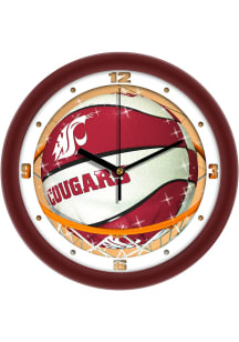 Washington State Cougars 11.5 Slam Dunk Wall Clock