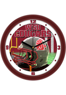 Washington State Cougars 11.5 Football Helmet Wall Clock