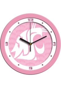 Washington State Cougars 11.5 Pink Wall Clock