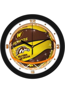 Western Michigan Broncos 11.5 Slam Dunk Wall Clock
