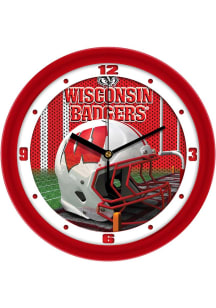 Wisconsin Badgers 11.5 Football Helmet Wall Clock