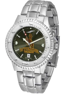 Wyoming Cowboys Competitor Steel Anochrome Mens Watch