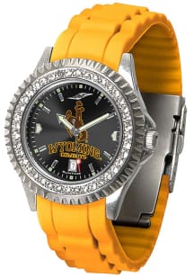 Wyoming Cowboys Sparkle Womens Watch