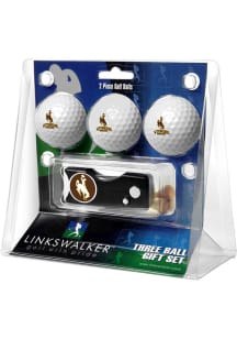 Wyoming Cowboys Ball and Spring Action Divot Tool Golf Gift Set