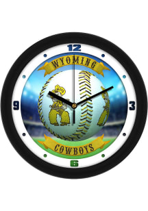 Wyoming Cowboys 11.5 Home Run Wall Clock