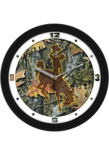 Wyoming Cowboys 11.5 Camo Wall Clock