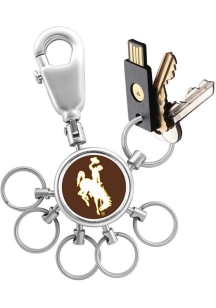 Wyoming Cowboys 6 Ring Valet Keychain