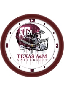 Texas A&amp;M Aggies Drip Art Wall Clock