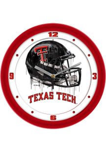 Texas Tech Red Raiders Drip Art Wall Clock