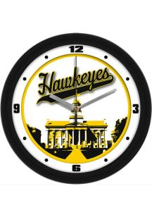 Iowa Hawkeyes Campus Art Wall Clock