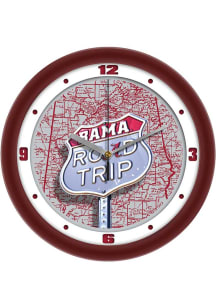 Alabama Crimson Tide Road Trip Wall Clock