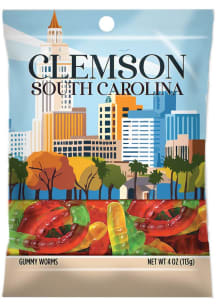 Clemson Gummy Worms Candy
