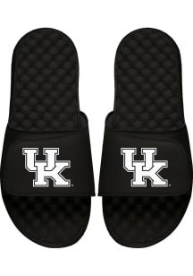 Kentucky Wildcats Black and White Mens Slides