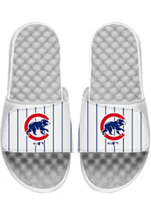 Chicago Cubs Pin Stripes Mens Slides