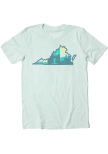 Bozz Prints Virginia Silver Layers Short Sleeve T Shirt