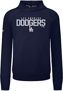 Levelwear Los Angeles Dodgers Navy Blue Mandate Carve Long Sleeve T Shirt