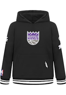 Pro Standard Sacramento Kings Toddler Black Retro Classics Long Sleeve Hooded Sweatshirt