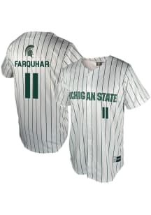 Tate Farquhar Genuine Collective Mens White Michigan State Spartans NIL Jersey