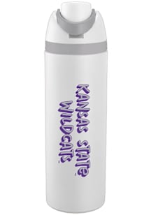K-State Wildcats 24oz Oahu Stainless Steel Bottle - White