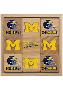 Michigan Wolverines 12 Piece Wooden Block Set Game