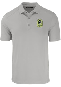Cutter and Buck Nashville SC Mens Grey Forge Recycled Short Sleeve Polo