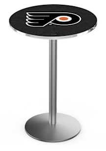 Philadelphia Flyers Stainless Round Base Pub Table