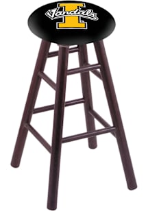 Idaho Vandals Round Cushion Oak Pub Stool - Brown