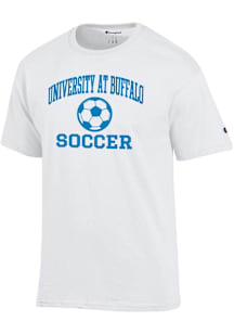 Champion Buffalo Bulls White Soccer Jersey Short Sleeve T Shirt