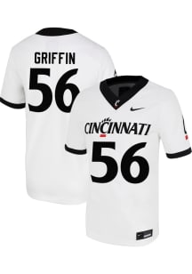 Tim Griffin Nike Mens White Cincinnati Bearcats NIL Football Jersey