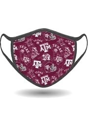 Texas A&M Aggies All Over Print Fan Mask