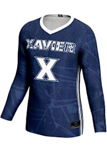 ProSphere Xavier Musketeers Navy Blue Vigor Volleyball Jersey