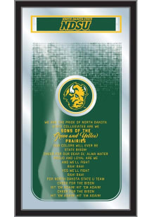 North Dakota State Bison Fight Song Hanging Back Bar Mirror