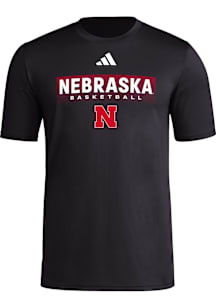 Adidas Nebraska Cornhuskers   Short Sleeve T Shirt