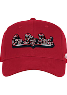 Adidas Nebraska Cornhuskers Mens  Scripted Flex Flex Hat