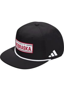 Adidas Nebraska Cornhuskers Rope Snapback Adjustable Hat -