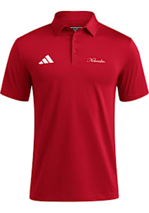 Adidas Nebraska Cornhuskers Mens   Short Sleeve Polo