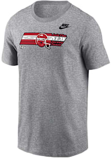 Rutgers Scarlet Knights Grey Nike Core Vault Throwback Short Sleeve T Shirt