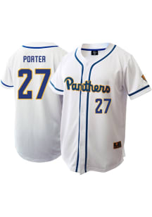 Matthew Porter  Mens White Pitt Panthers NIL Jersey