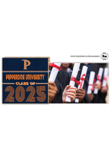Pepperdine Waves Class of 2025 unique photo frame Picture Frame - Navy Blue