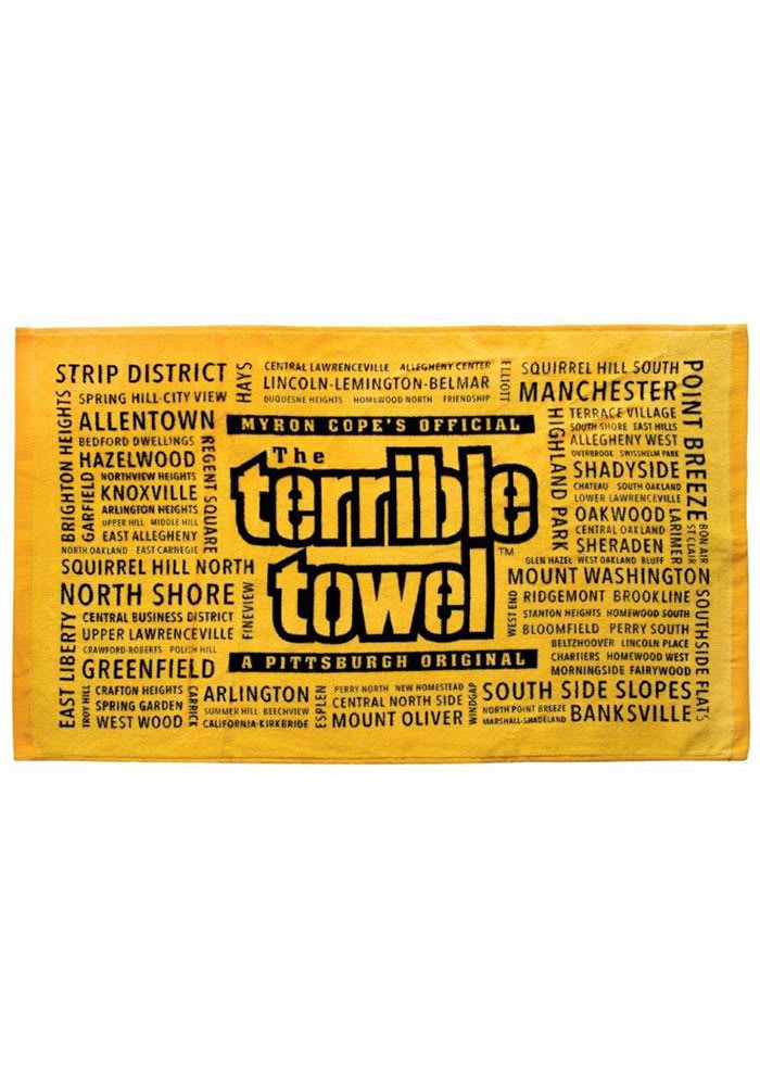 Pittsburgh Steelers 25 x 15 Neighborhood Terrible Towel Rally Towel