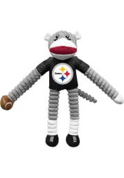 Pittsburgh Steelers Sock Monkey Pet Toy