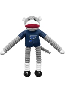 St Louis Blues Sock Monkey Pet Toy