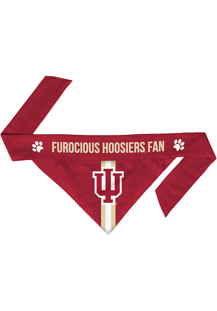 Pets First College-Halstuch Für Hunde – Wendbar, Mit Team-Logo (Indiana Hoosiers), Größe S/M
