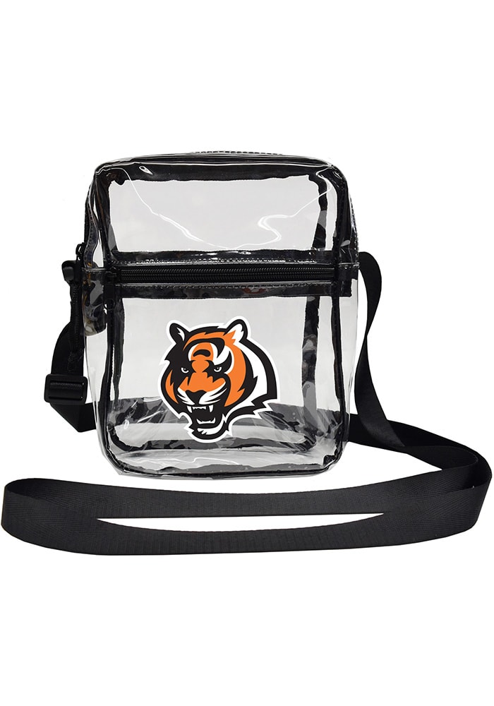 Cincinnati Bengals White Sideline Clear Bag