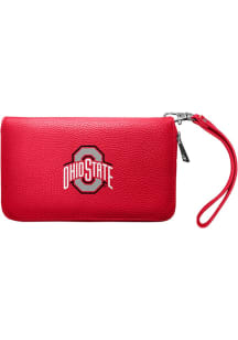 Pebble Ohio State Buckeyes Mens Bifold Wallet - Red