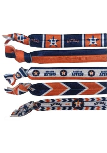Houston Astros Knotted Kids Hair Ribbons