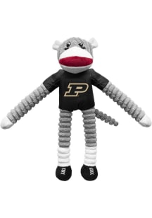 Black Purdue Boilermakers Sock Monkey Pet Toy