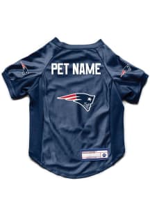New England Patriots Personalized Stretch Pet Jersey