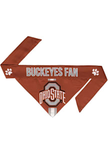 Red Ohio State Buckeyes Logo Pet Pet Bandana